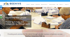 Desktop Screenshot of beehivewa.net.au