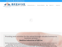 Tablet Screenshot of beehivewa.net.au